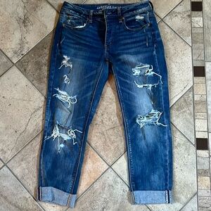 American Eagle size 4 Button fly Tom Girl